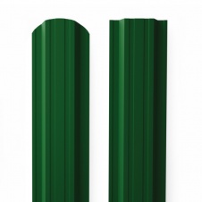 Металлический штакетник Plaza 105 Зеленый лист RAL 6002
