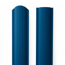 Металлический штакетник Rondo 129 Синий RAL 5005