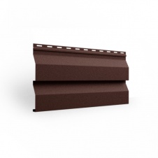 Металлосайдинг Корабельная доска Шоколадно-коричневый текстурированный RAL 8017т
