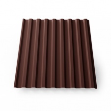 Профнастил С20 Шоколадно-коричневый двусторонний RAL 8017/8017