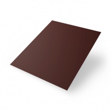 Плоский лист Шоколадно-коричневый двусторонний RAL 8017/8017